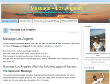 Tablet Screenshot of massage-los-angeles.com